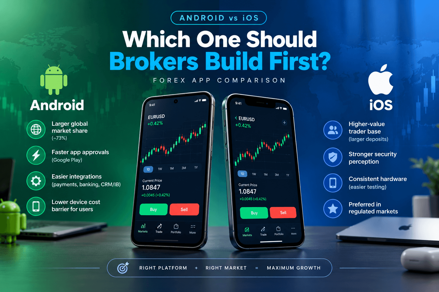 Android vs iOS forex app