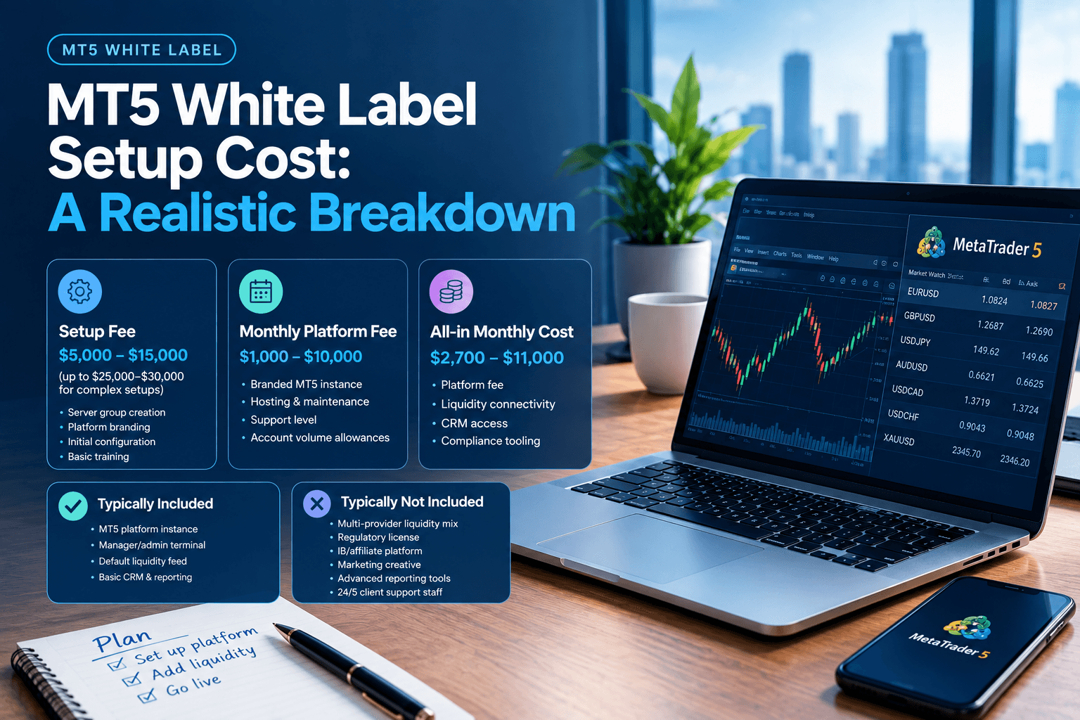 MT5 white label cost