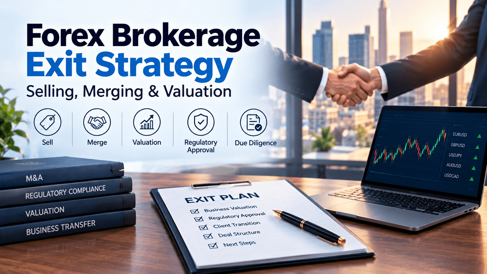 forex brokerage exit strategy