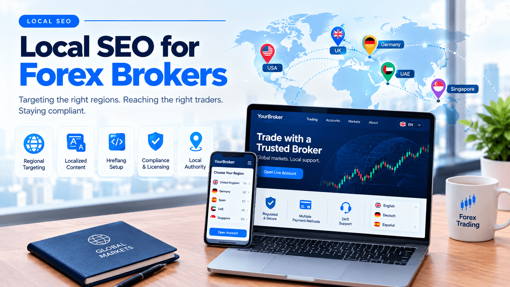 local SEO for forex brokers